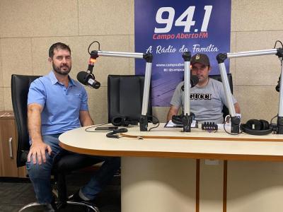 Secretário de Saúde de Laranjeiras do Sul participa do Alegria Geral na Campo Aberto 